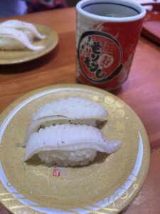 もりもり寿司のえんがわの炙り